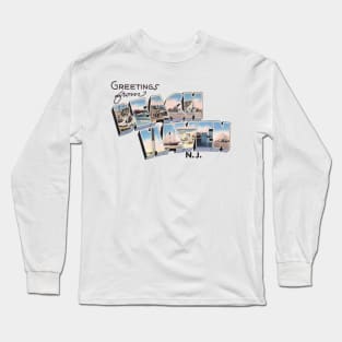 Greetings from Beach Haven, New Jersey Long Sleeve T-Shirt